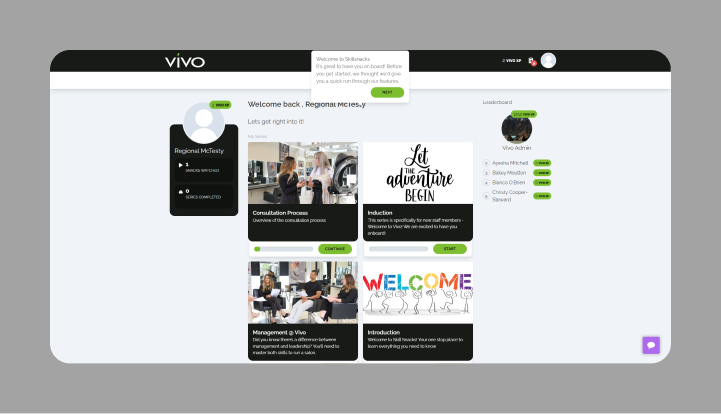 Vivo Learning Portal